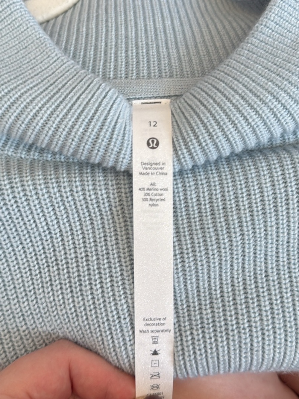 Lululemon Merino Wool Blend Turtleneck Sweater - Picture 2 of 2